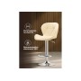 Барный стул Trio beige / chrome