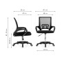 Компьютерное кресло Turin black / light gray