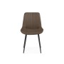 Стул на металлокаркасе Седа коричневый (zd 233) / черный np