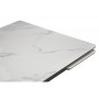 Керамический стол Мэриан 140 (200) х 80 snow alpin white / черный