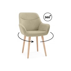 Стул деревянный Флюид 360 бежевый (zd 210) / светлое дерево