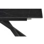 Керамический стол Хеме 180(240)х90х77 shakespeare black / черный