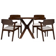 Обеденная группа Стронес dirty oak / light beige