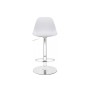 Барный стул Soft white / chrome
