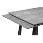 Обеденный стол Бэйнбрук 120х80х76 серый мрамор / графит