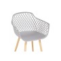 Пластиковый стул Rikon gray / wood