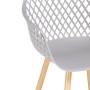 Пластиковый стул Rikon gray / wood