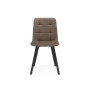 Стул на металлокаркасе Чилли коричневый / черный