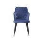 Стул на металлокаркасе Velen dark blue