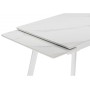 Керамический стол Норман 140 (200) х 80 белый мрамор alpin white / snow white / белый