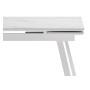Керамический стол Норман 140 (200) х 80 белый мрамор alpin white / snow white / белый
