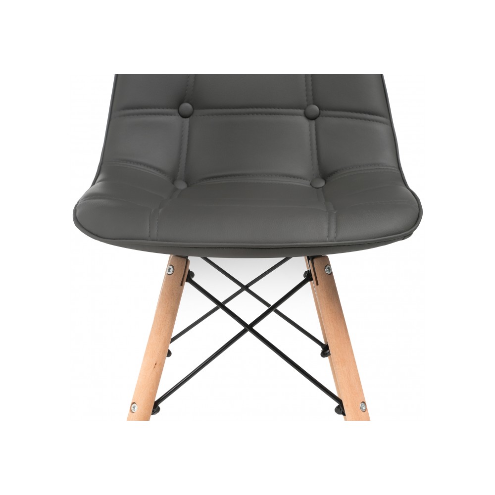 Стул деревянный Kvadro серый Стул деревянный Kvadro серый