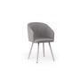 Стул на металлокаркасе Монер 360 темно-серый (glory 20) / серый