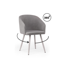 Стул на металлокаркасе Монер 360 темно-серый (glory 20) / серый
