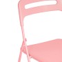 Пластиковый стул Fold складной pink