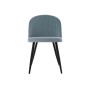 Стул на металлокаркасе Gabi 1 light blue / black