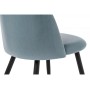 Стул на металлокаркасе Gabi 1 light blue / black
