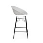 Барный стул Zeta white  / black