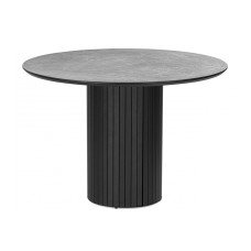 Керамический стол Гравент 110 dolmen cris sahara / черный Керамический стол Гравент 110 dolmen cris sahara / черный