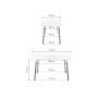 Стол деревянный Table 110 white / wood