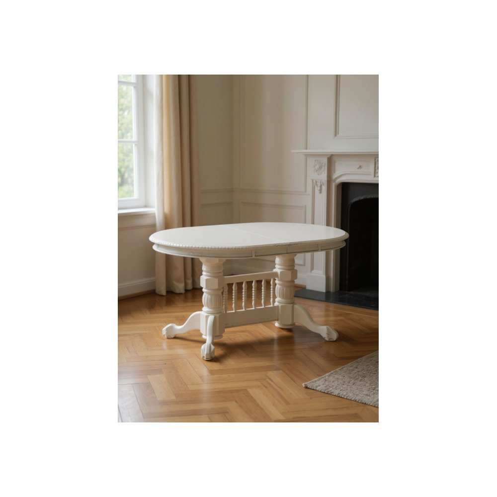 Стол деревянный Кантри 160 овальный крем Стол деревянный Кантри 160 овальный крем