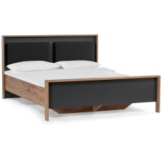 Кровать Тхан 180х200 дуб крафт золотой / антрацит Кровать Тхан 180х200 дуб крафт золотой / антрацит