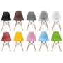 Пластиковый стул Eames PC-015 белый