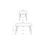 Стол деревянный Table 120 white / wood