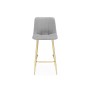 Барный стул Дани Мини светло-серый (zd 960) / золотой np