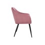 Стул на металлокаркасе Slam dark pink