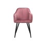 Стул на металлокаркасе Slam dark pink