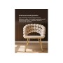 Стул на металлокаркасе Ball beige / gold