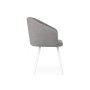 Стул на металлокаркасе Монер 360 темно-серый (glory 20) / белый