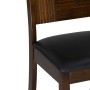 Стул деревянный Kubik dirty oak / black