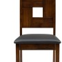 Стул деревянный Kubik dirty oak / black