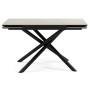 Керамический стол Мэриан 120(180)х80 carmen light grey / черный