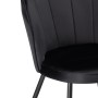 Стул на металлокаркасе Coral black