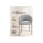 Стул на металлокаркасе Лео серый brendy monsoon 22 / серый