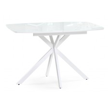 Стол стеклянный Тамаса 120(150)х70х76 белый Стол стеклянный Тамаса 120(150)х70х76 белый