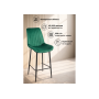 Барный стул Седа 360 зеленый (zd 667) / черный np