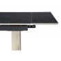 Керамический стол Бернардо 180x90 черный мрамор / дуб монтана