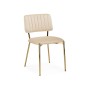 Стул на металлокаркасе Armond beige / gold Стул на металлокаркасе Armond beige / gold