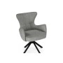 Стул на металлокаркасе Atlanta gray / black крутящийся