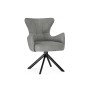 Стул на металлокаркасе Atlanta gray / black крутящийся