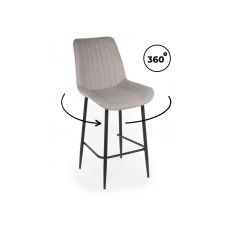 Барный стул Седа 360 латте (zd 290) / черный np