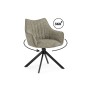Стул на металлокаркасе Denever beige / black