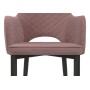 Стул на металлокаркасе Vener light purple / black