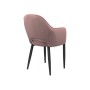 Стул на металлокаркасе Vener light purple / black