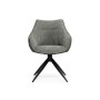 Стул на металлокаркасе Kansas gray / graphite gray / black