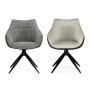 Стул на металлокаркасе Kansas gray / graphite gray / black